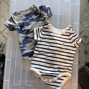 Baby Gap short sleeve onesies